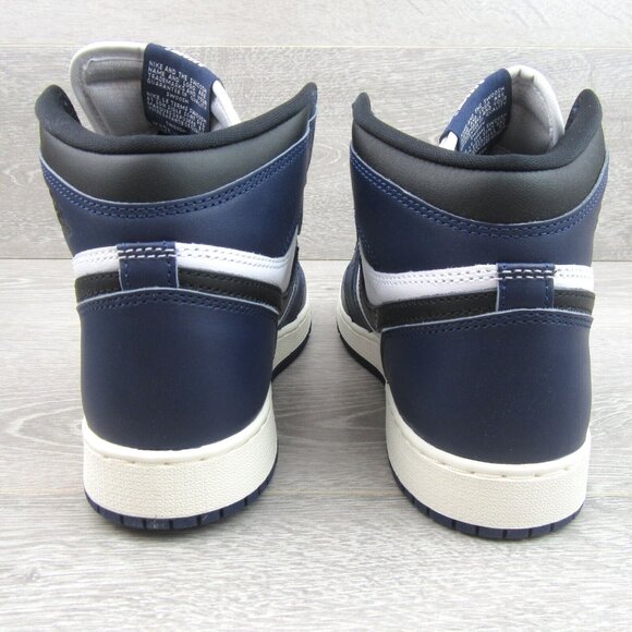 Air Jordan 1 Retro High OG "Midnight Navy" Sneakers GS Size 6.5Y NEW - Picture 8 of 14